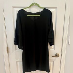 Chic Black Long Sleeve Dress
